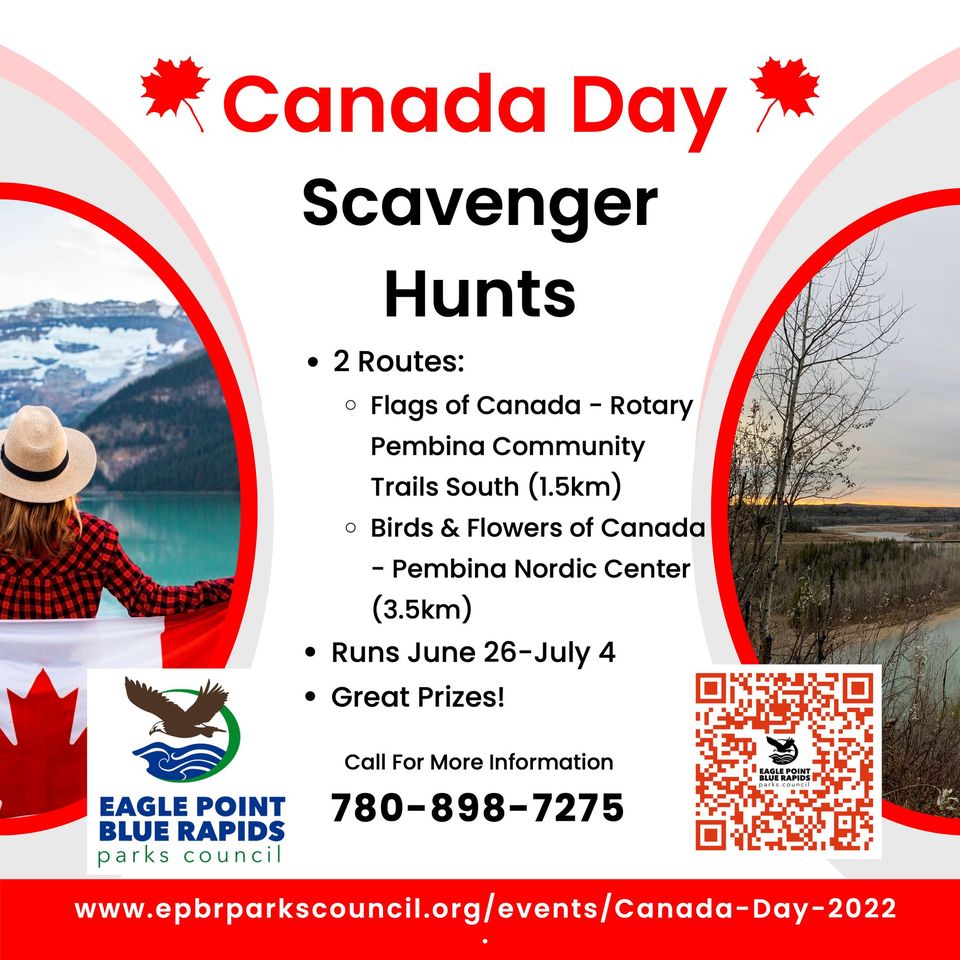 Canada Day Week Scavenger Hunts