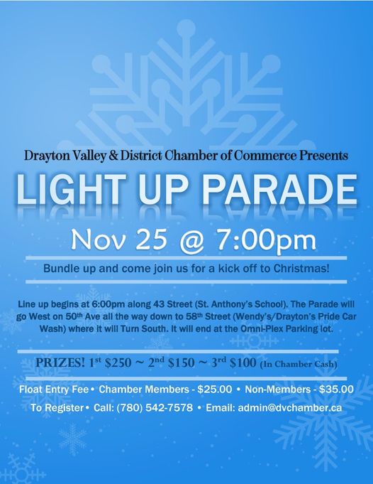 Drayton Valley Light Up Parade