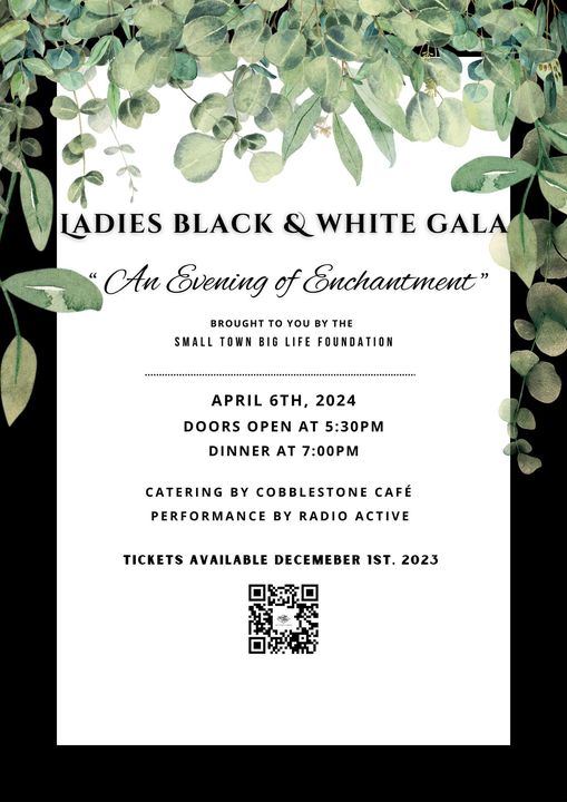 Ladies Black and White Gala