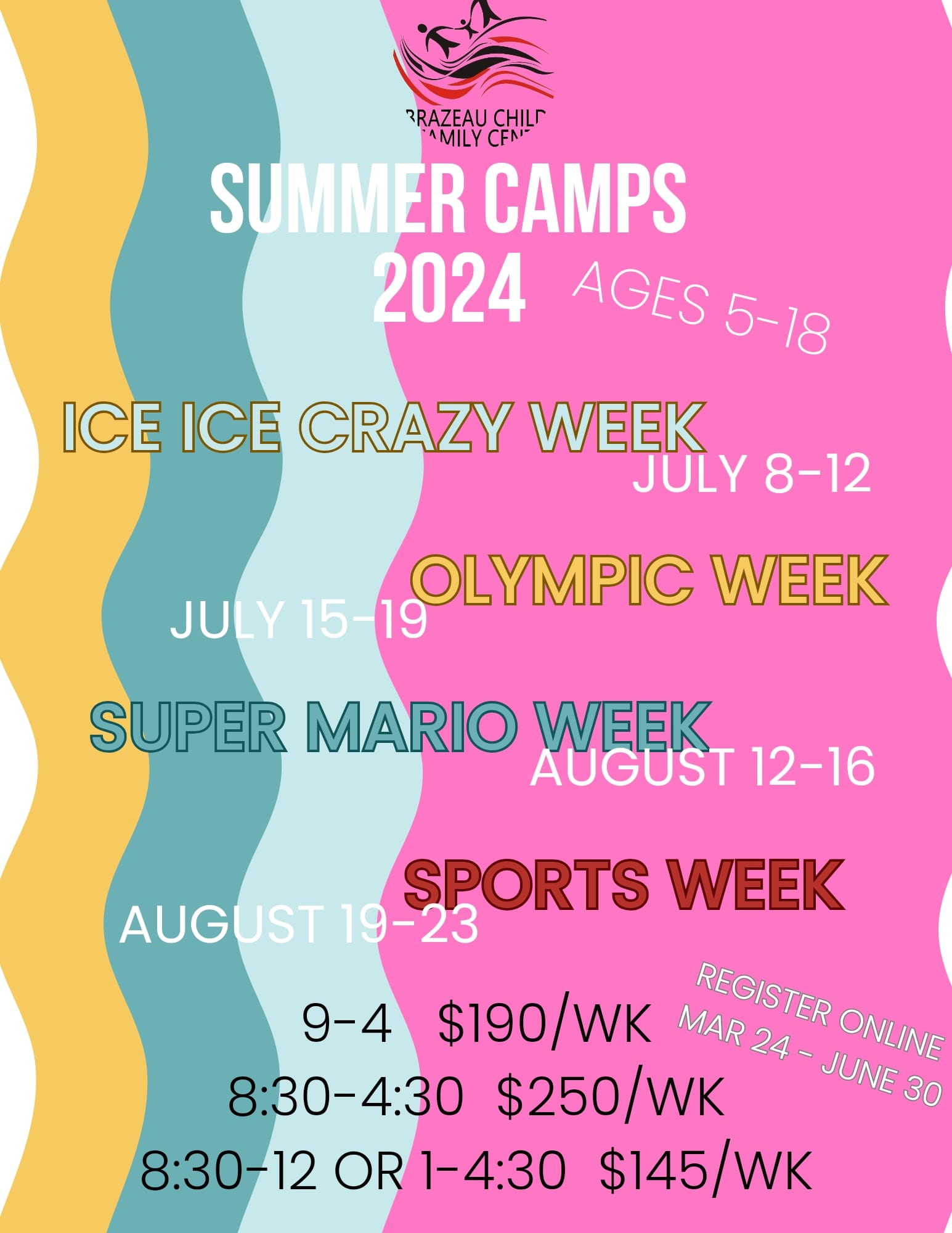 Brazeau Gymnastics Club - Summer Camps - Ice Ice Crazy Week
