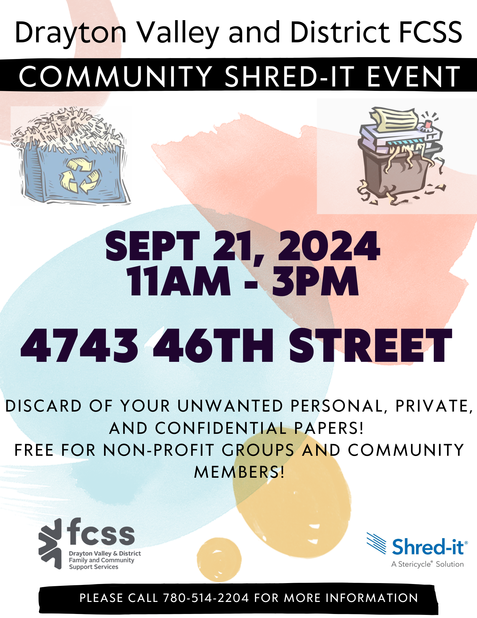 Drayton Valley & District FCSS Shred-It