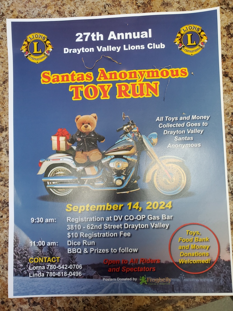 Drayton Valley Santa’s Anonymous Toy Run