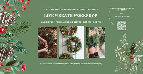 Live Wreath Workshop - Eagle Point-Blue Rapids Parks Council