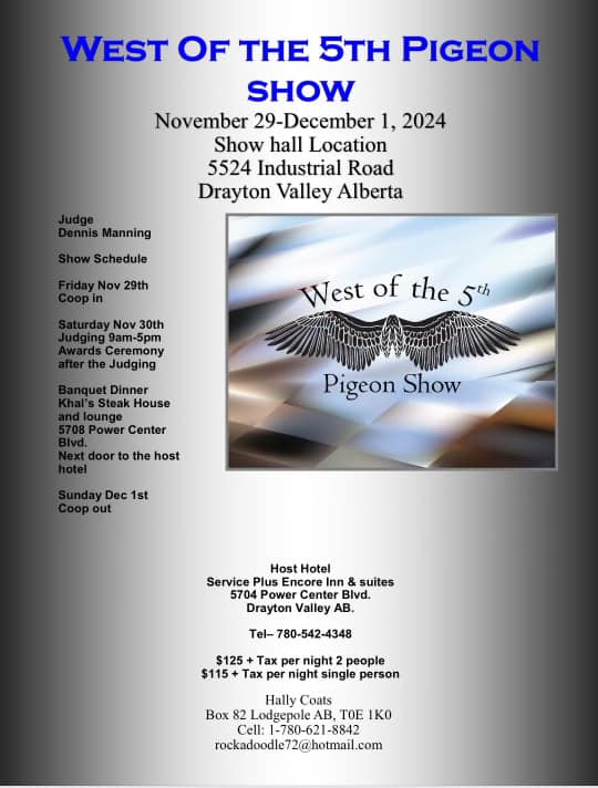 West of the 5th Pigeon Show