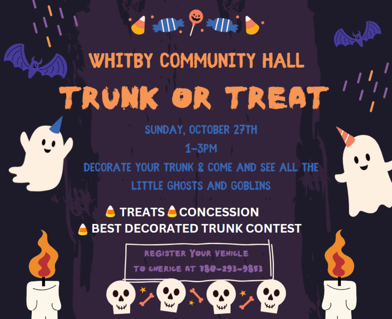 Whitby community league - Trunk or treat