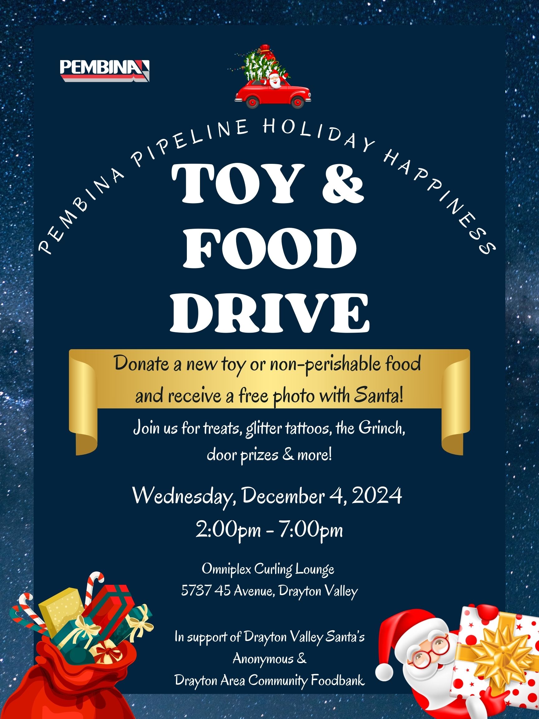 Holiday Happiness Toy & Food Drive