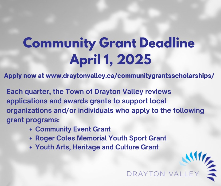 Community Grant Application Deadline