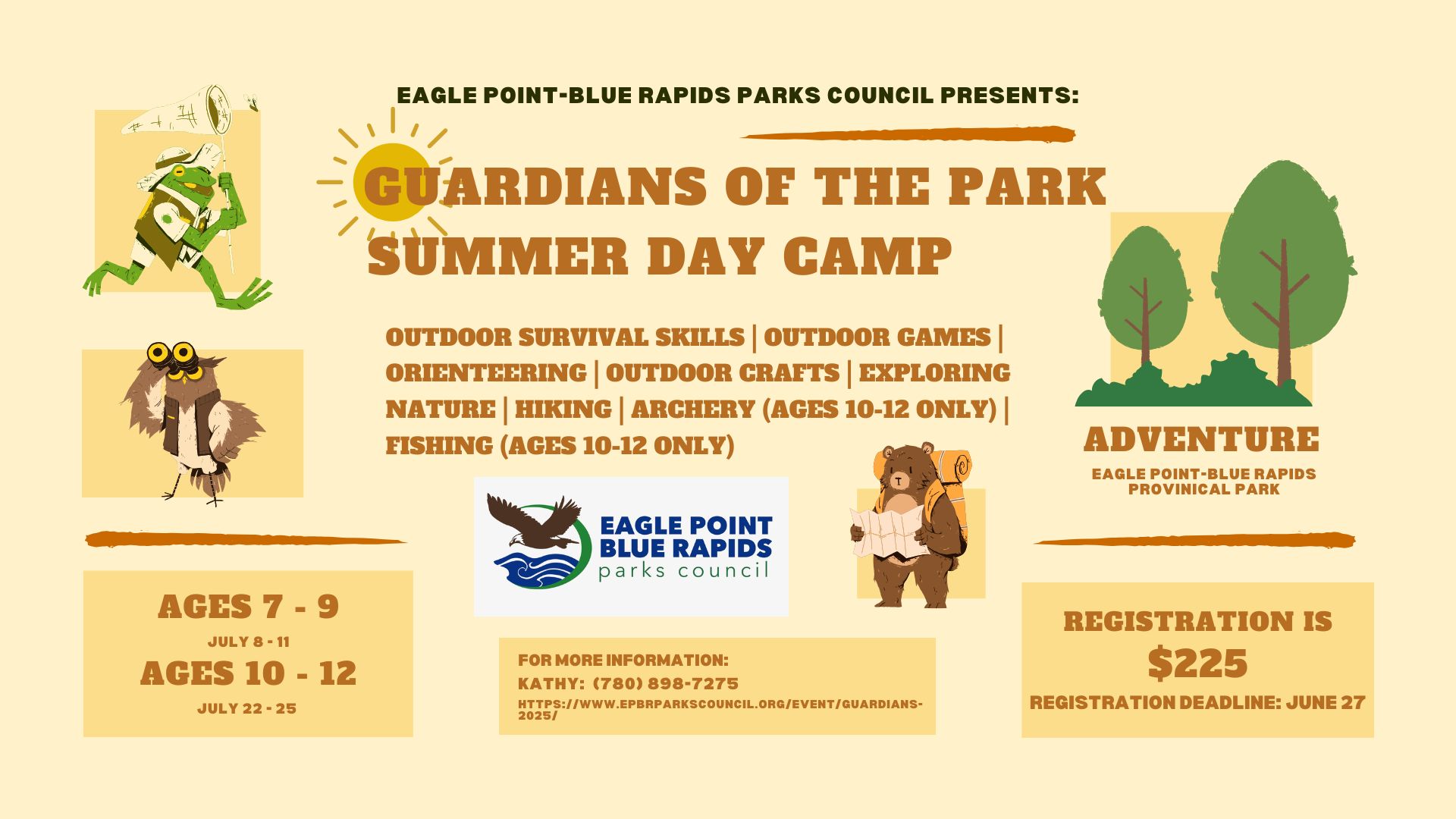 Guardians of the Park Summer Camp (Ages 7 - 9)