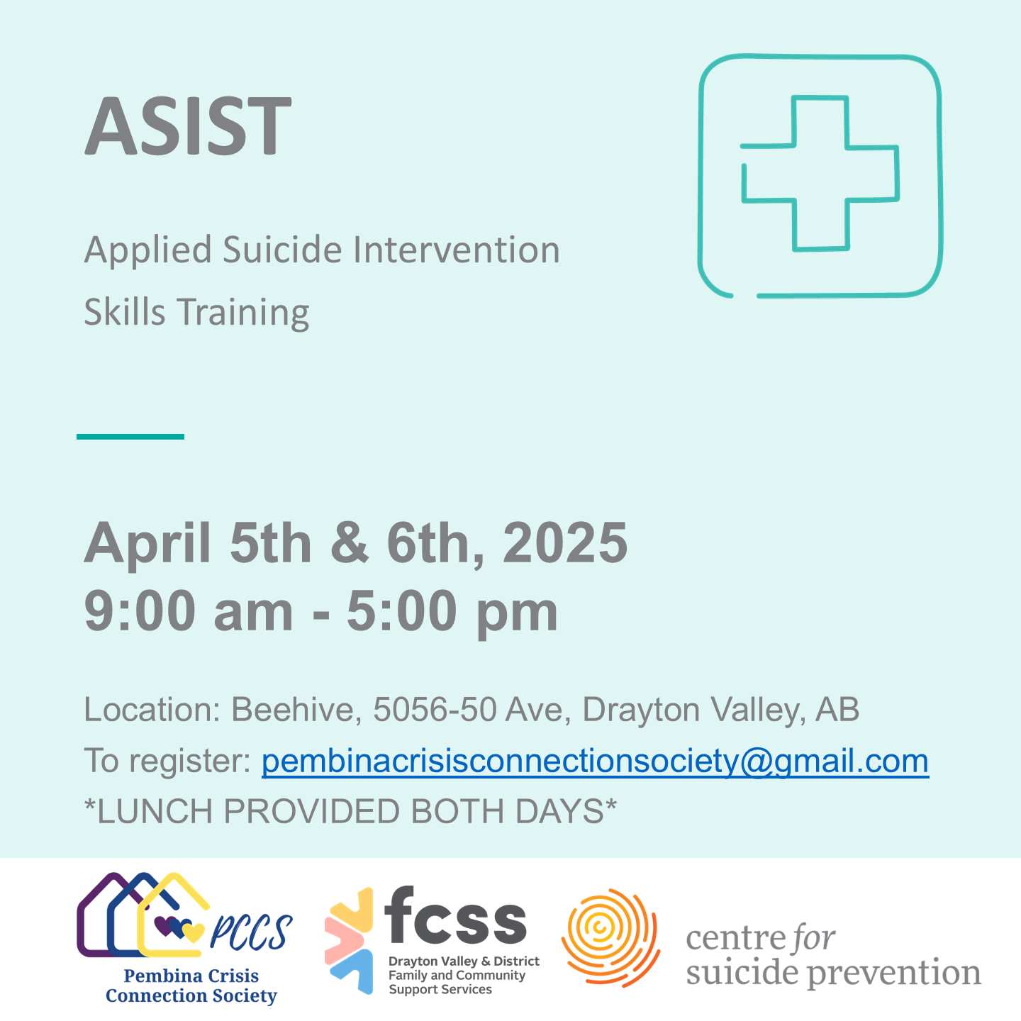 ASIST Training (Applied Suicide Intervention Skills Training)