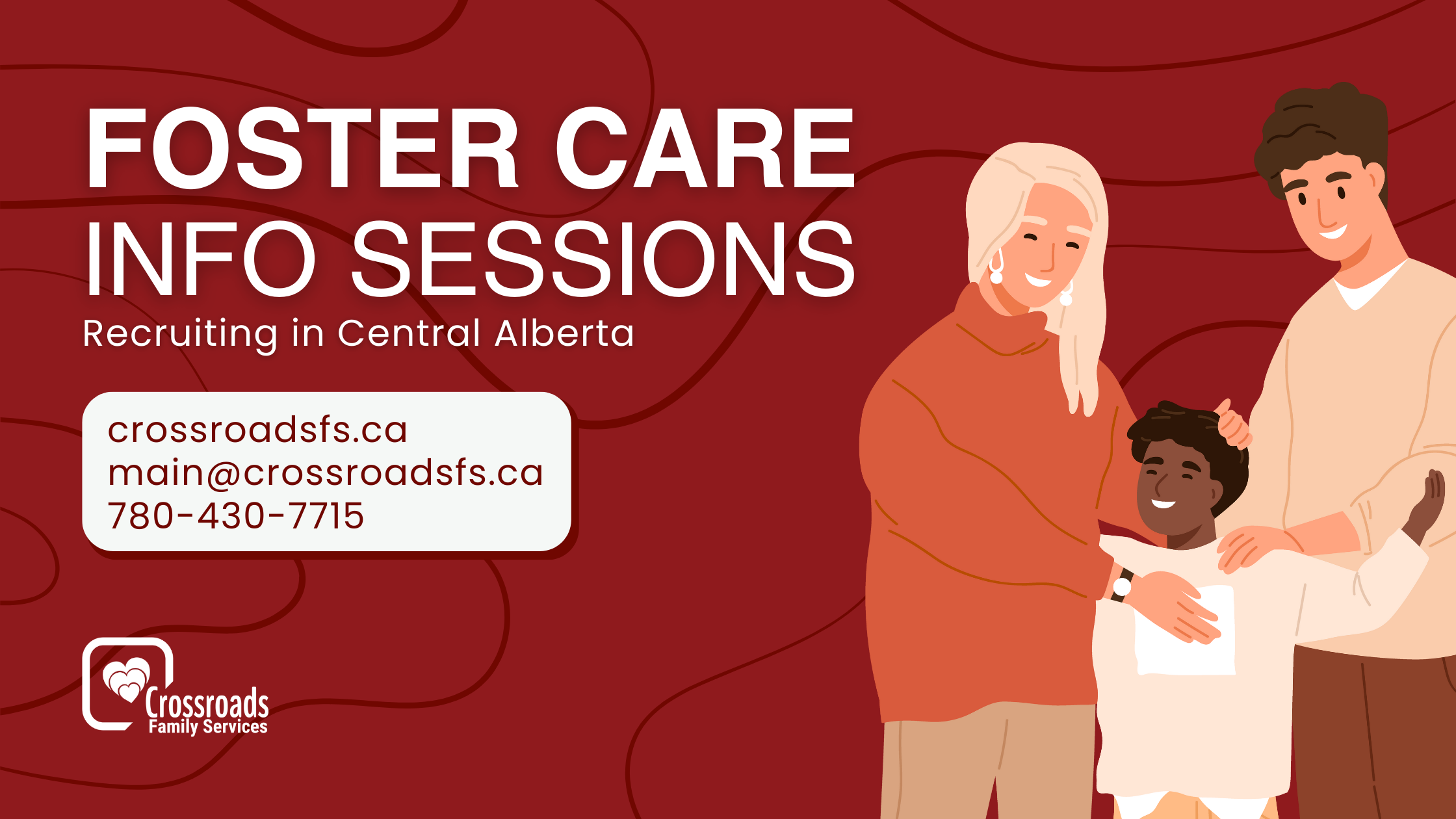 Virtual - Crossroads Foster Care Info Session - Central Alberta